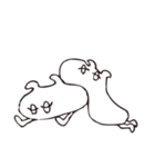 ペッタンもち丸（個別スタンプ：3）