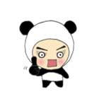 Panda Boy Style（個別スタンプ：6）