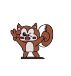 こりすのりっち（個別スタンプ：1）