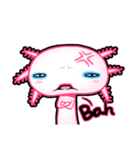 pink Axolotl live（個別スタンプ：13）