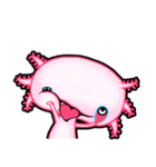 pink Axolotl live（個別スタンプ：21）