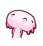 pink Axolotl live（個別スタンプ：26）