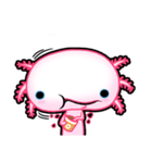 pink Axolotl live（個別スタンプ：27）