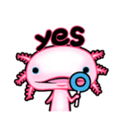 pink Axolotl live（個別スタンプ：36）