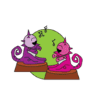 The Colorful Chameleons（個別スタンプ：38）