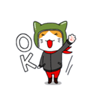 へるにゃんこ（個別スタンプ：6）