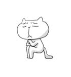 楽しくリアクションする猫（個別スタンプ：4）
