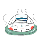 楽しくリアクションする猫（個別スタンプ：8）
