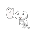 楽しくリアクションする猫（個別スタンプ：9）