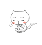 楽しくリアクションする猫（個別スタンプ：12）