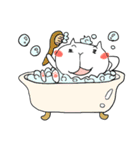 楽しくリアクションする猫（個別スタンプ：21）
