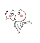 楽しくリアクションする猫（個別スタンプ：25）