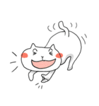 楽しくリアクションする猫（個別スタンプ：32）