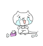 楽しくリアクションする猫（個別スタンプ：33）