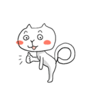 楽しくリアクションする猫（個別スタンプ：34）