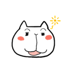 感情を表す、猫の顔（個別スタンプ：6）