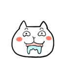 感情を表す、猫の顔（個別スタンプ：8）