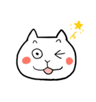 感情を表す、猫の顔（個別スタンプ：10）