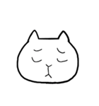 感情を表す、猫の顔（個別スタンプ：13）
