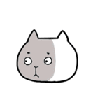 感情を表す、猫の顔（個別スタンプ：15）