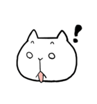 感情を表す、猫の顔（個別スタンプ：16）