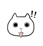 感情を表す、猫の顔（個別スタンプ：17）