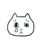 感情を表す、猫の顔（個別スタンプ：19）