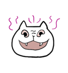 感情を表す、猫の顔（個別スタンプ：23）