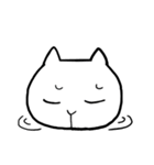 感情を表す、猫の顔（個別スタンプ：24）