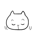 感情を表す、猫の顔（個別スタンプ：25）