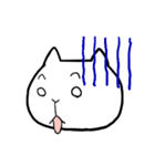 感情を表す、猫の顔（個別スタンプ：28）