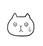 感情を表す、猫の顔（個別スタンプ：29）