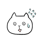 感情を表す、猫の顔（個別スタンプ：30）