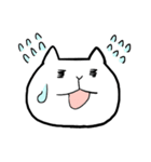 感情を表す、猫の顔（個別スタンプ：31）