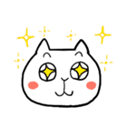 感情を表す、猫の顔（個別スタンプ：33）