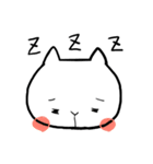 感情を表す、猫の顔（個別スタンプ：38）