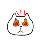 感情を表す、猫の顔（個別スタンプ：39）