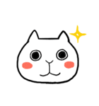 感情を表す、猫の顔（個別スタンプ：40）