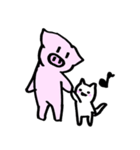 ぶたのぶんごろうと、こねこさんのスタンプ（個別スタンプ：25）