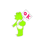 ワシ カエル（個別スタンプ：12）