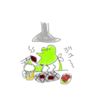 ワシ カエル（個別スタンプ：24）