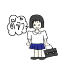 Chor Mali  School Girl（個別スタンプ：1）