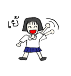 Chor Mali  School Girl（個別スタンプ：11）