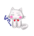 白猫にゃん太郎（個別スタンプ：32）