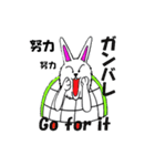 the tortoise rabbit senes first（個別スタンプ：5）