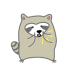 The daily life of small raccoon（個別スタンプ：11）