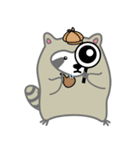 The daily life of small raccoon（個別スタンプ：13）