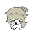The daily life of small raccoon（個別スタンプ：26）