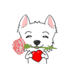 I LOVE West Highland White Terrier part4（個別スタンプ：33）