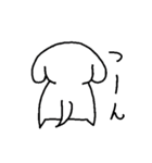 白いビーグル犬（個別スタンプ：31）